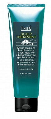 Theo Scalp Treatment Ice Mint - Крем-уход для кожи головы 240 мл 