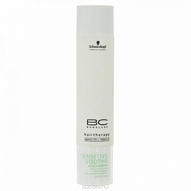 Bonacure Sensitive Soothe Mild Shampoo Успокаивающий шампунь для чувствительной кожи головы 250м