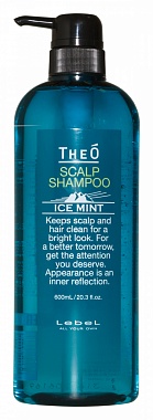 Theo Scalp Shampoo Ice Mint - Шампунь 600 мл